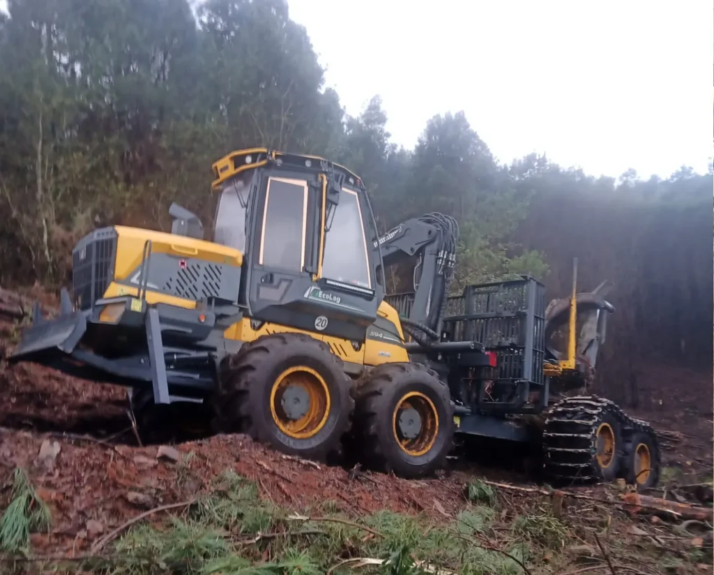 maquina forestal santa comba